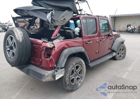 2021 Jeep Wrangler Unlimited Sport S 4X4 from USA, damaged, VIN 1C4HJXDN5MW840857